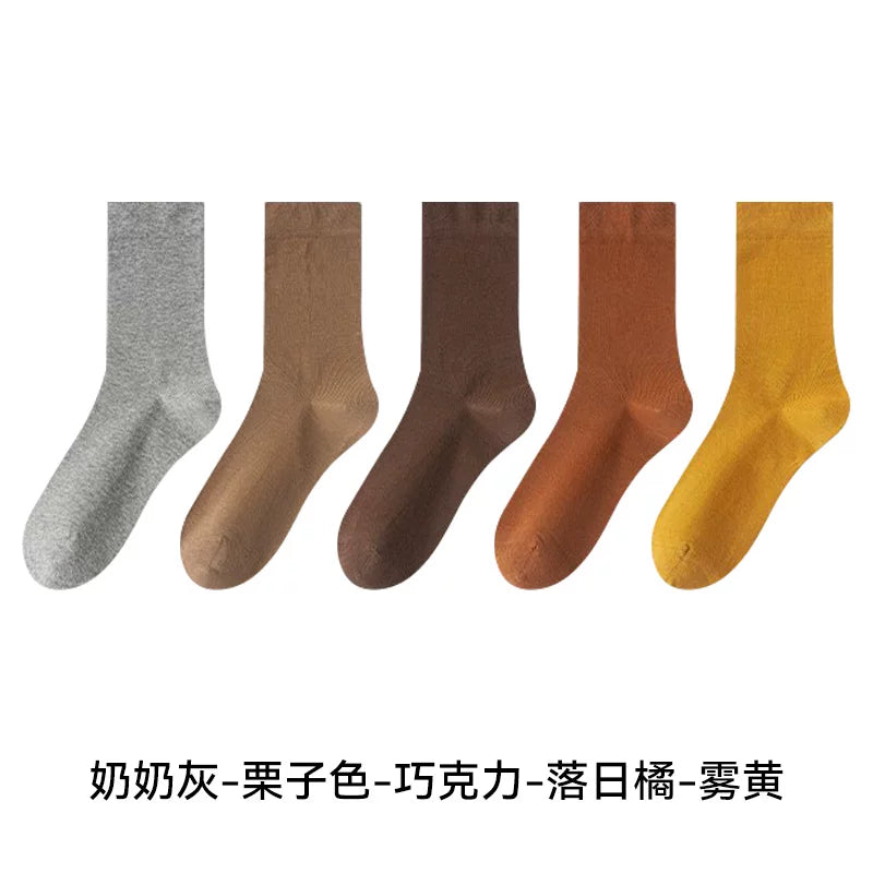 Halo Honey 100% Cotton Seamless Moisture-Wicking Loose-Top Mid-Calf Socks