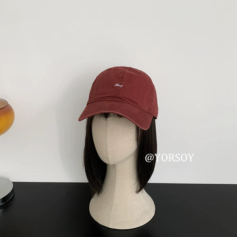 YORSOY Embroidered Simple and Versatile Cap