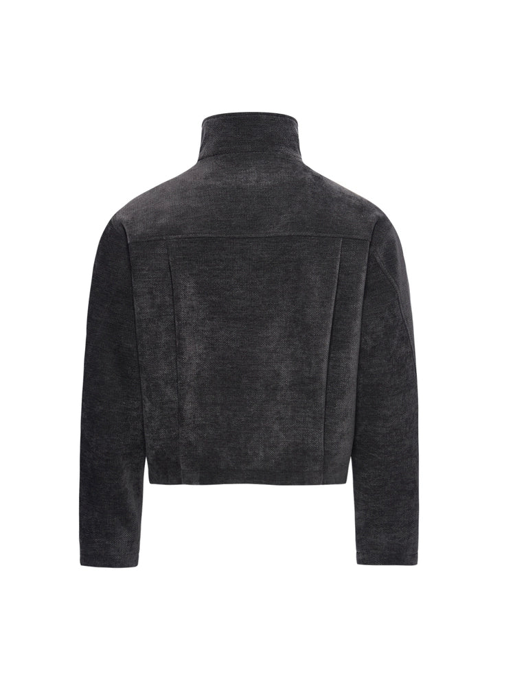 SOUTH FISH Cadet Jacket Brushed Texture Stand Collar