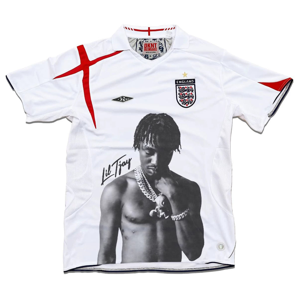 REMAKE Portrait Print Casual Jersey Tee