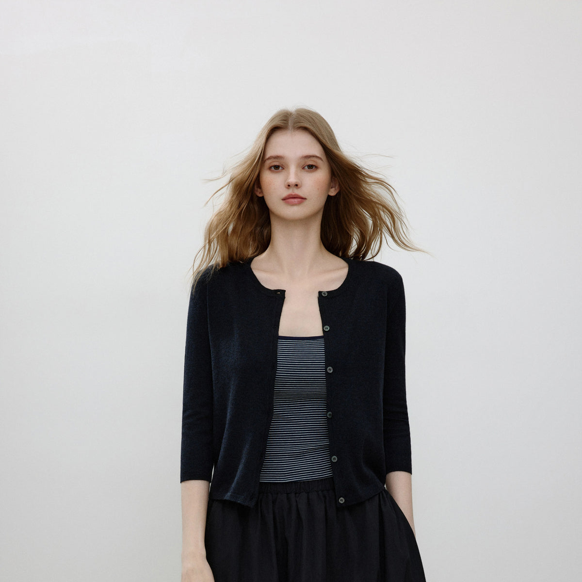 MoodBerry Knit Cardigan & Tank Top Two-Piece Set