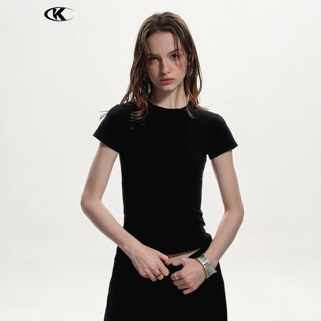 11KN Thin Advanced Sense Casual Anti-wrinkle Versatile Slim Tee