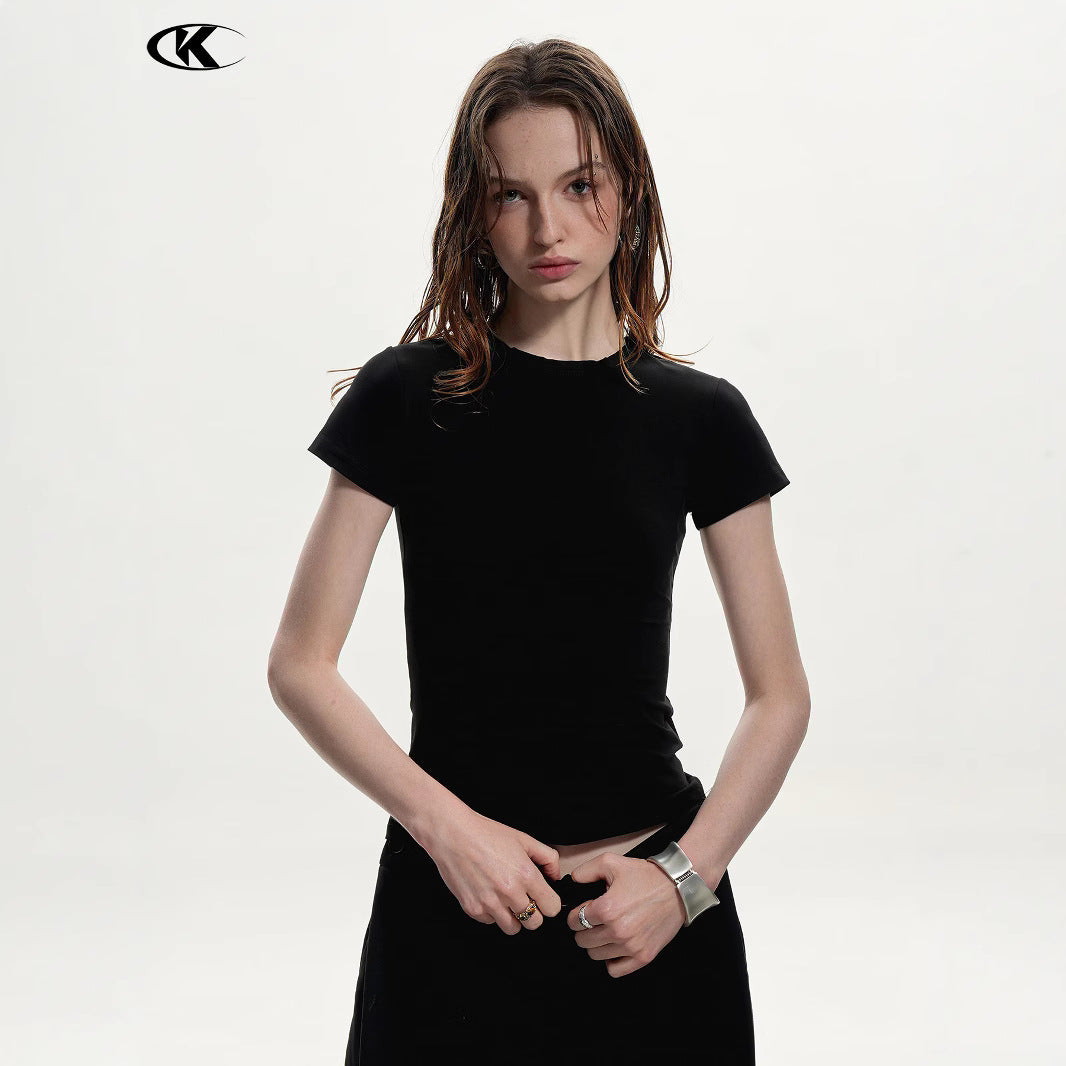 11KN Thin Advanced Sense Casual Anti-wrinkle Versatile Slim Tee