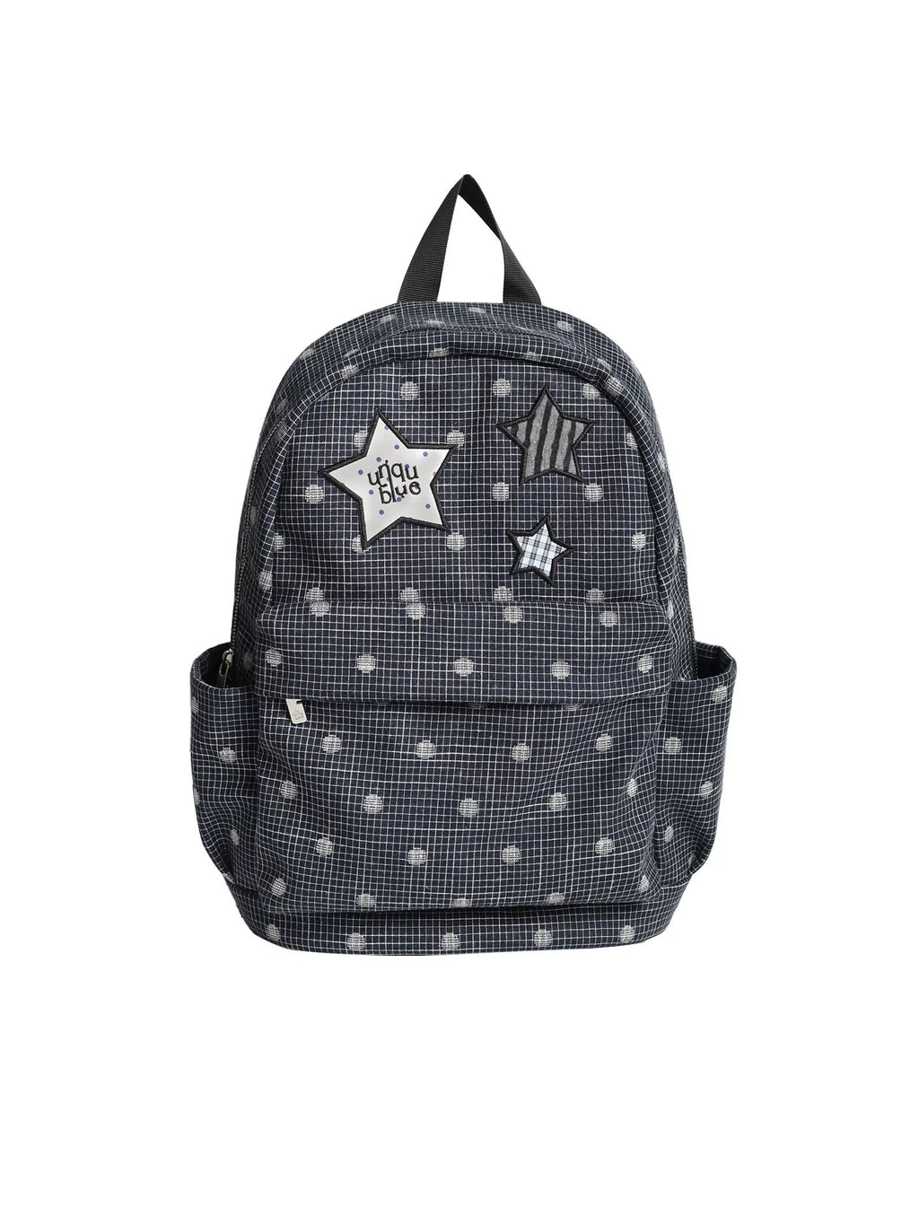 Unique blue Croc-Embossed Faux Leather Zip-Top Backpack