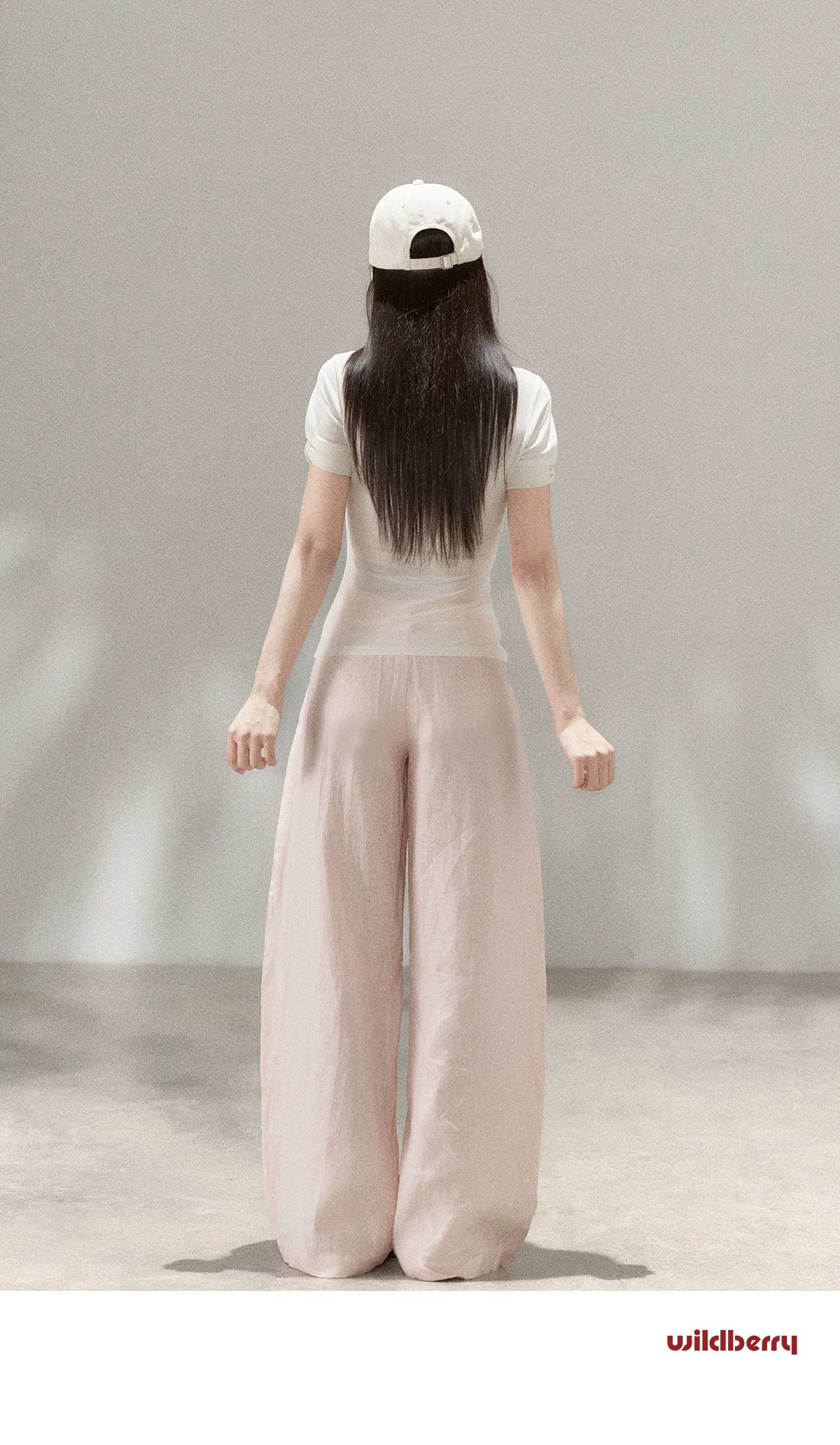 Wildberry Versatile High Waist Wide Leg Casual Pants