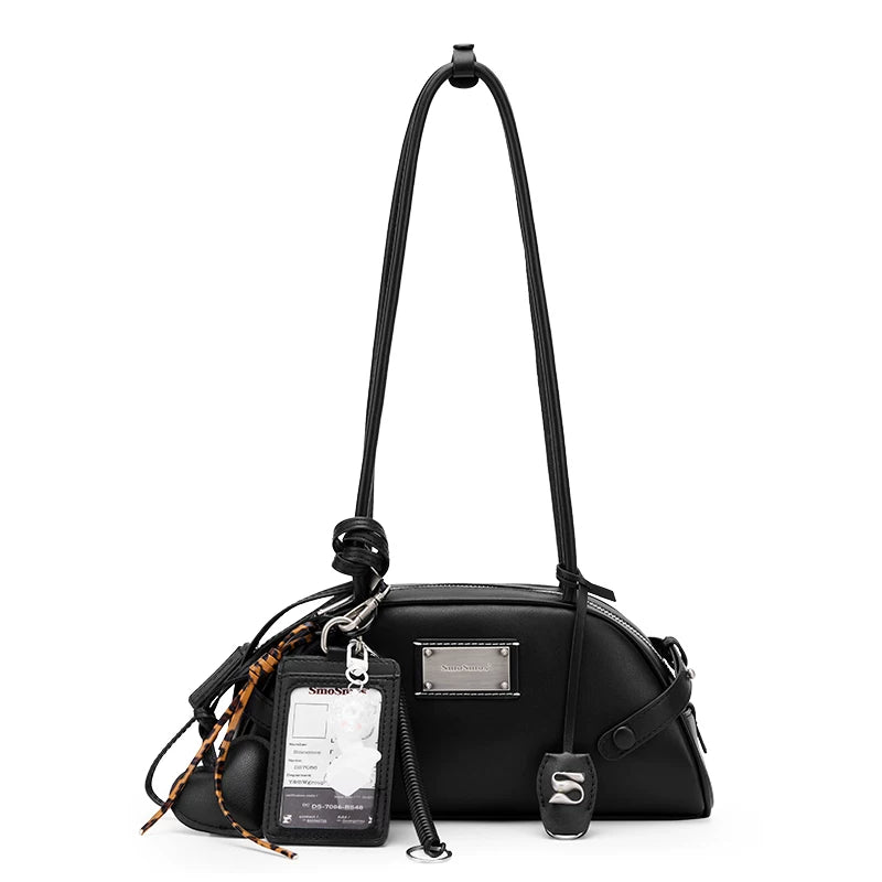 SmoSmos Original Design Bowling Leather Bag