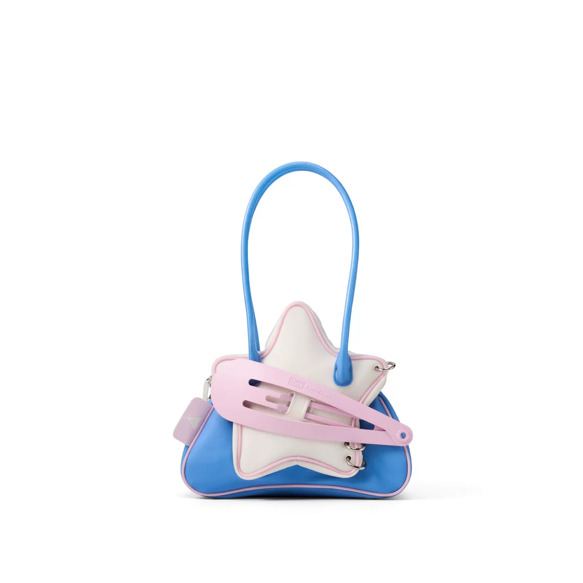 ECODAY Star Clip Faux Leather Zip-Top Shoulder Bag