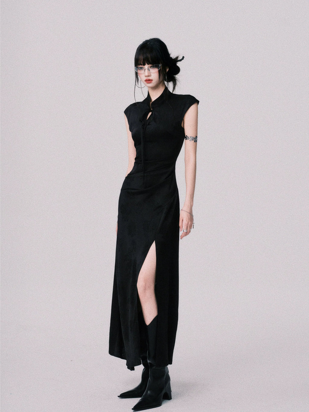 LULUSWINGS Jacquard New Chinese Improved Cheongsam Dress