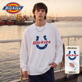 Dickies Horseshoe Print 400g Wrinkle-Resistant Loose Long-Sleeve Tee