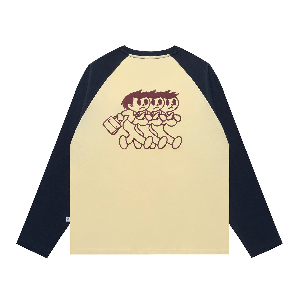 BENT IDEA "Don't Wanna Work" 400g Breathable Oversized Long-Sleeve Tee