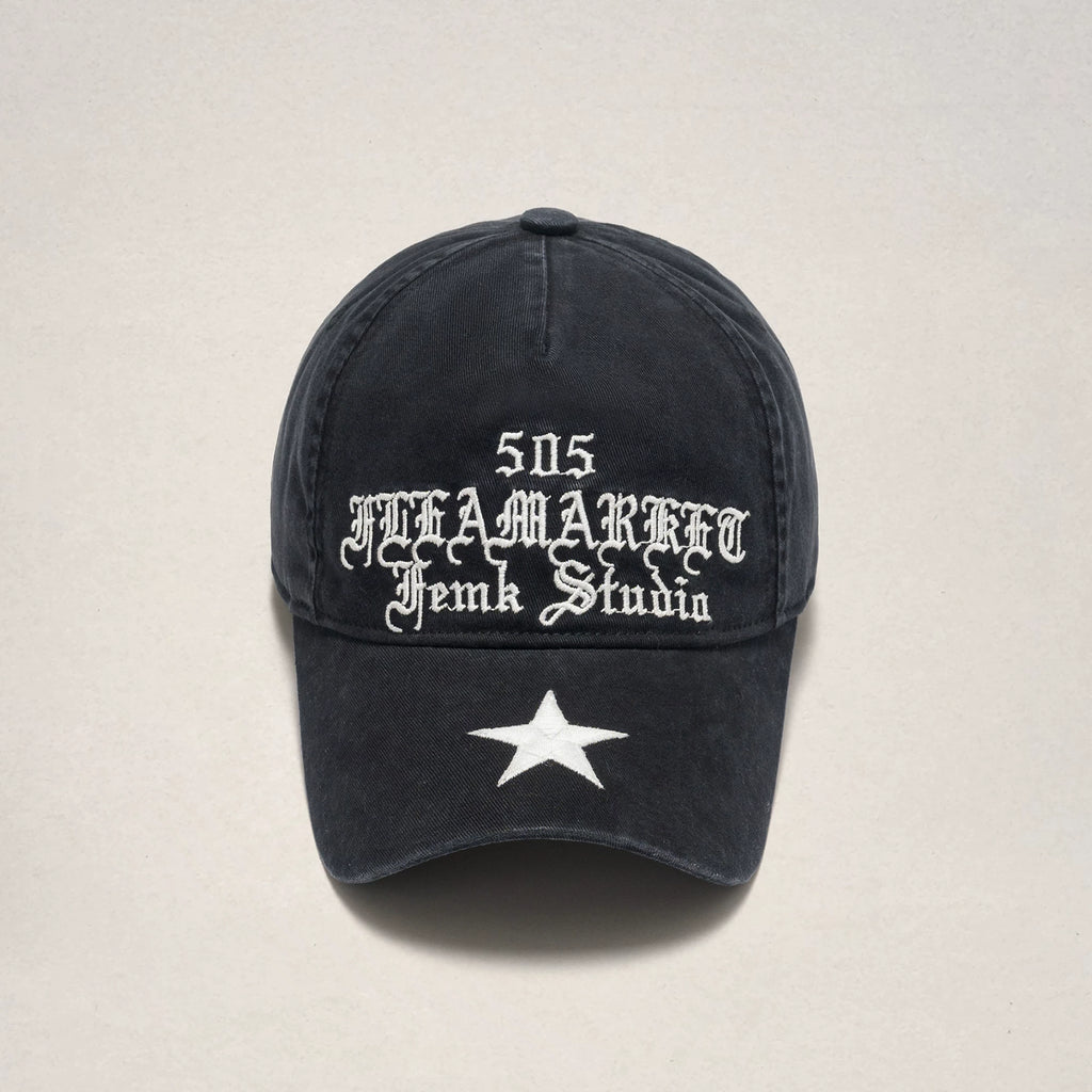 Fleamarket Embroidered Old Pentagram Baseball Cap