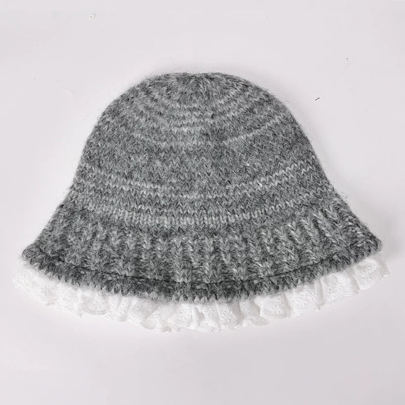 YORSOY Retro Lazy Knitted Warm Wool Hat