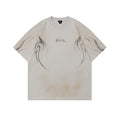 #OVDY 270g heavy tie dye shoulder round neck tee