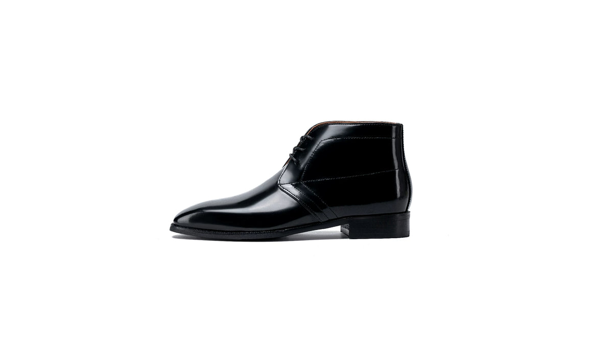 TERRAKOO Suede Lace-Up Round-Toe Chelsea Boot