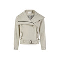 KREATE 50% Merino Wool Slanted Zip Multi-neck Jacket
