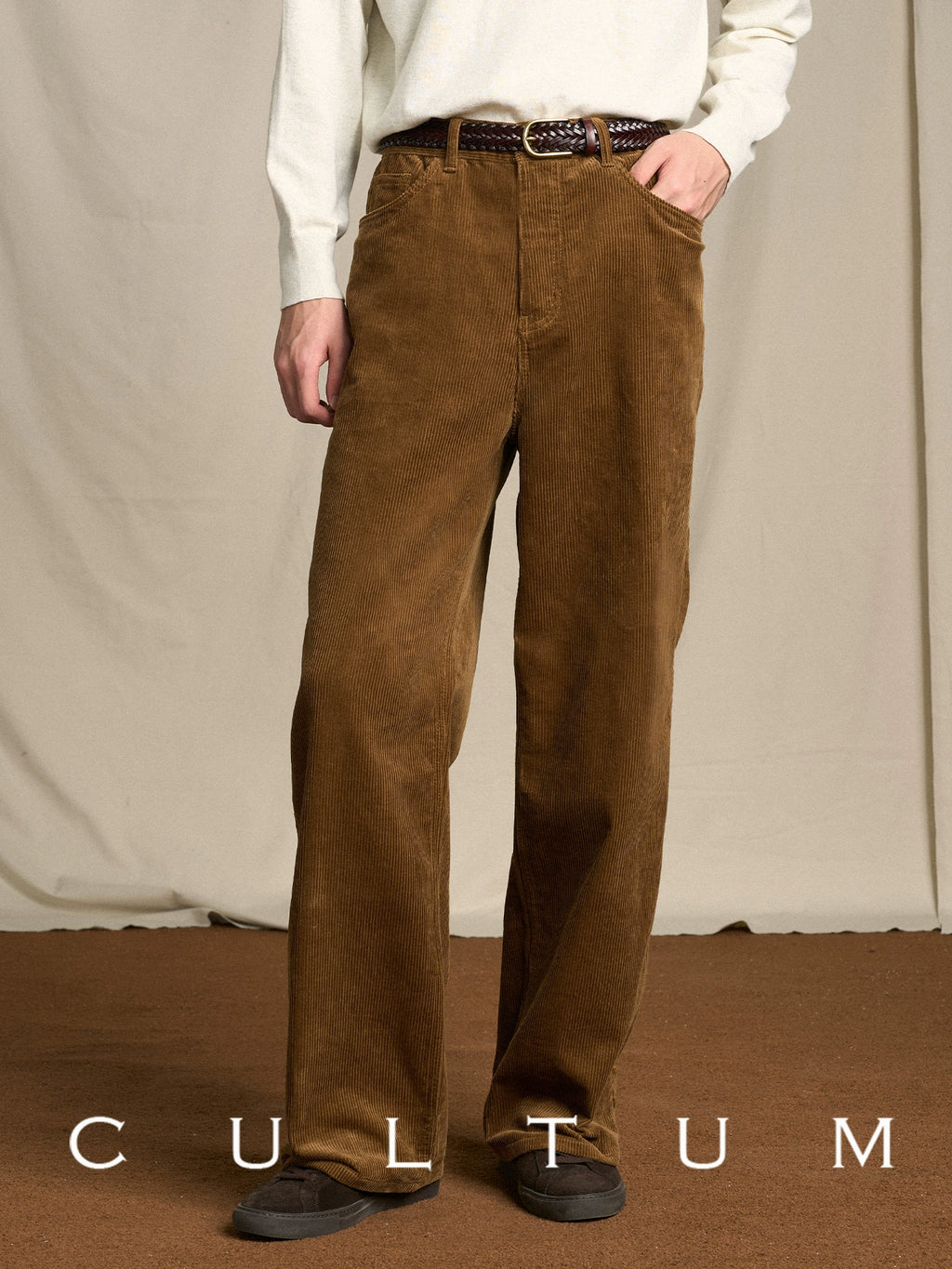 CULTUM Vintage High Waist Loose Wide Leg Casual Pants