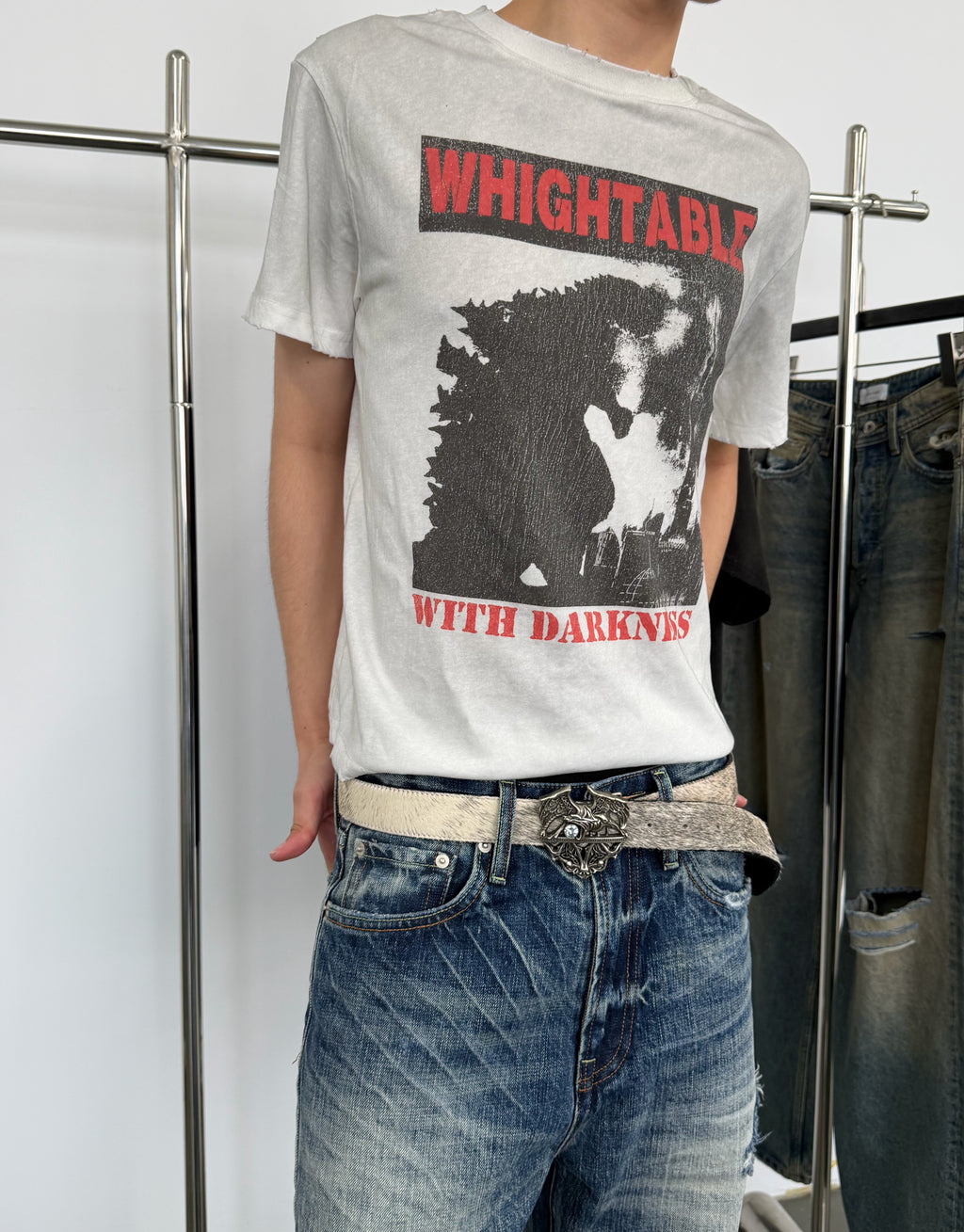 HIGH TABLE Godzilla Washed 260g Breathable Tee