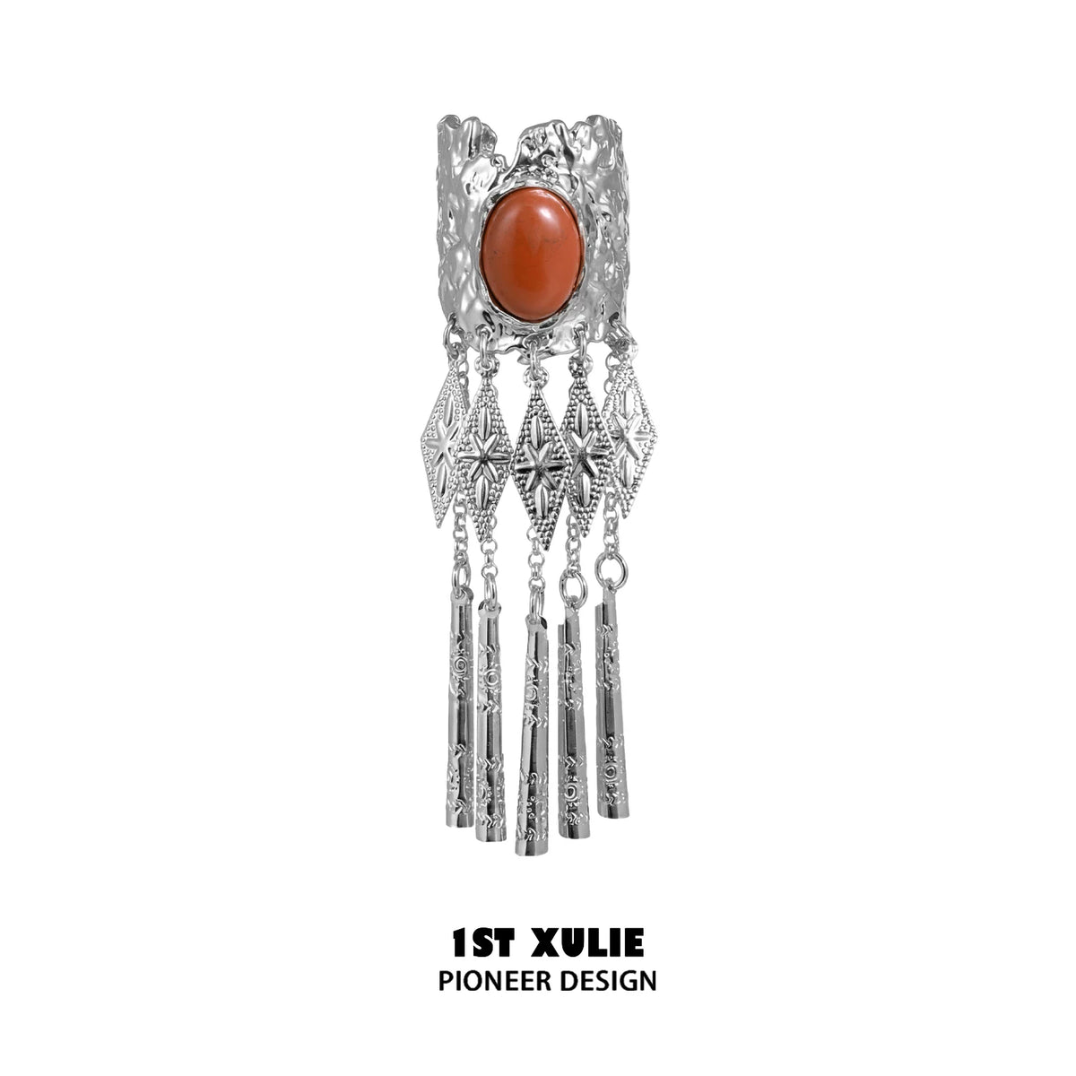1ST XULIE Miao Hair Clip Alloy Silver-Plated Hair Accessory