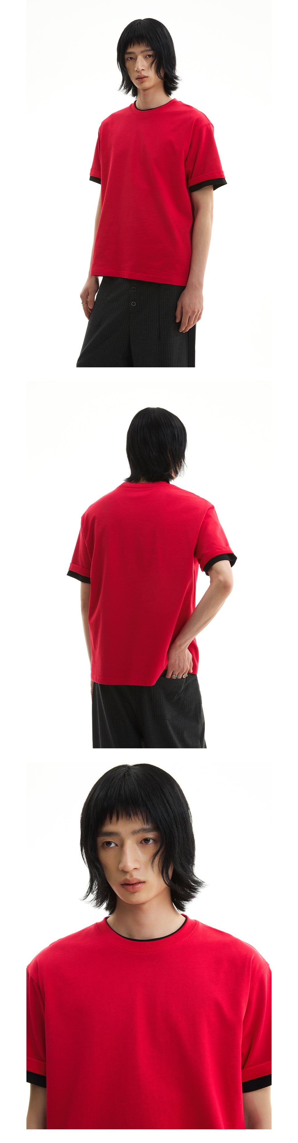 FUNKYFUN 2025SS five-color pure cotton 230g loose Tee