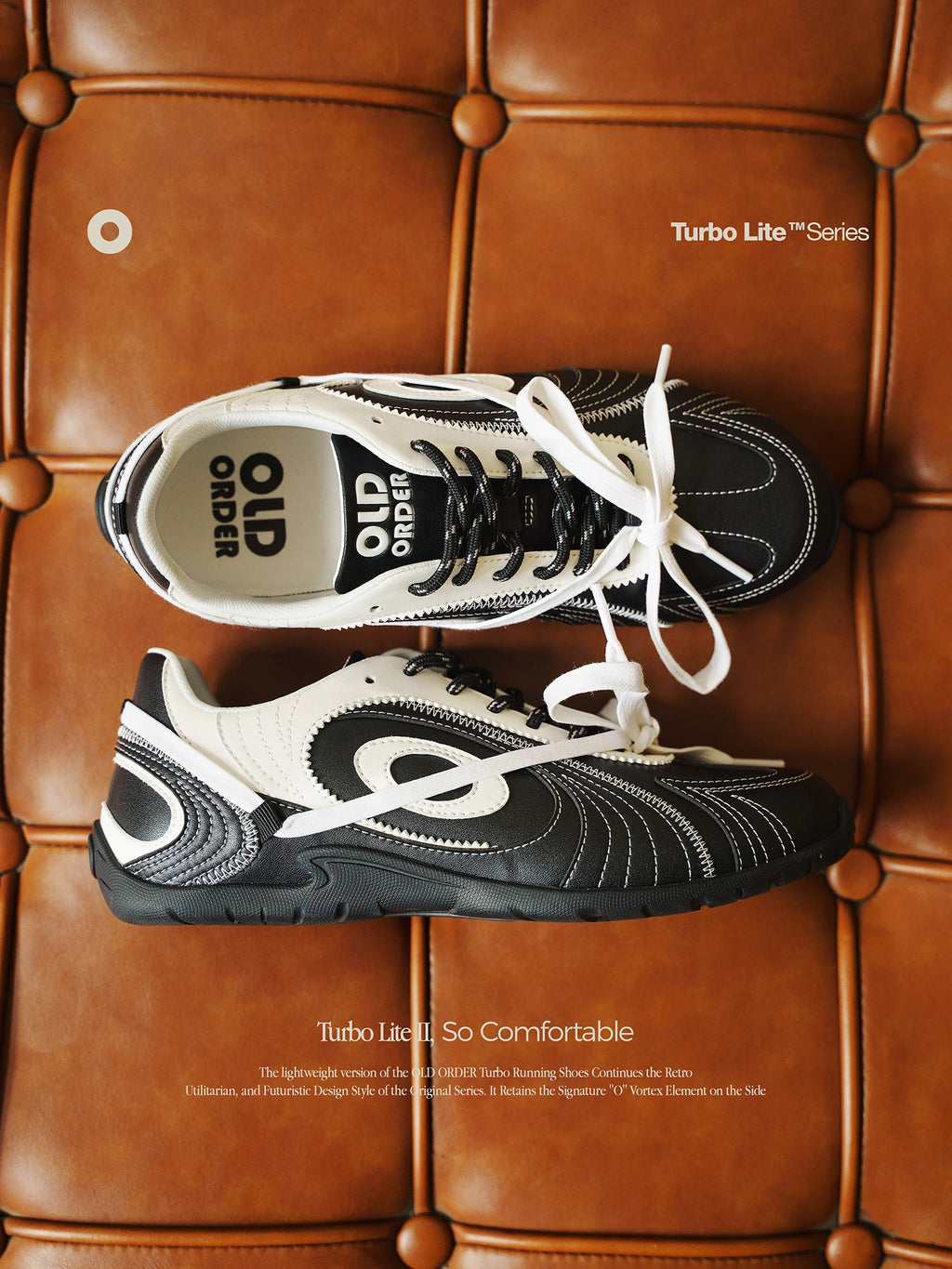 OLD ORDER Synthetic Leather Low-Top German Trainer