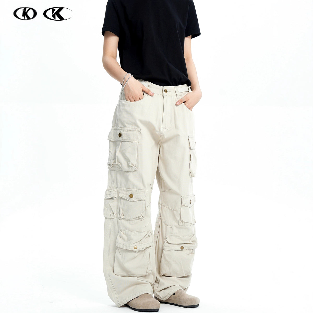11KN Multi-Pocket Straight Cargo Pants