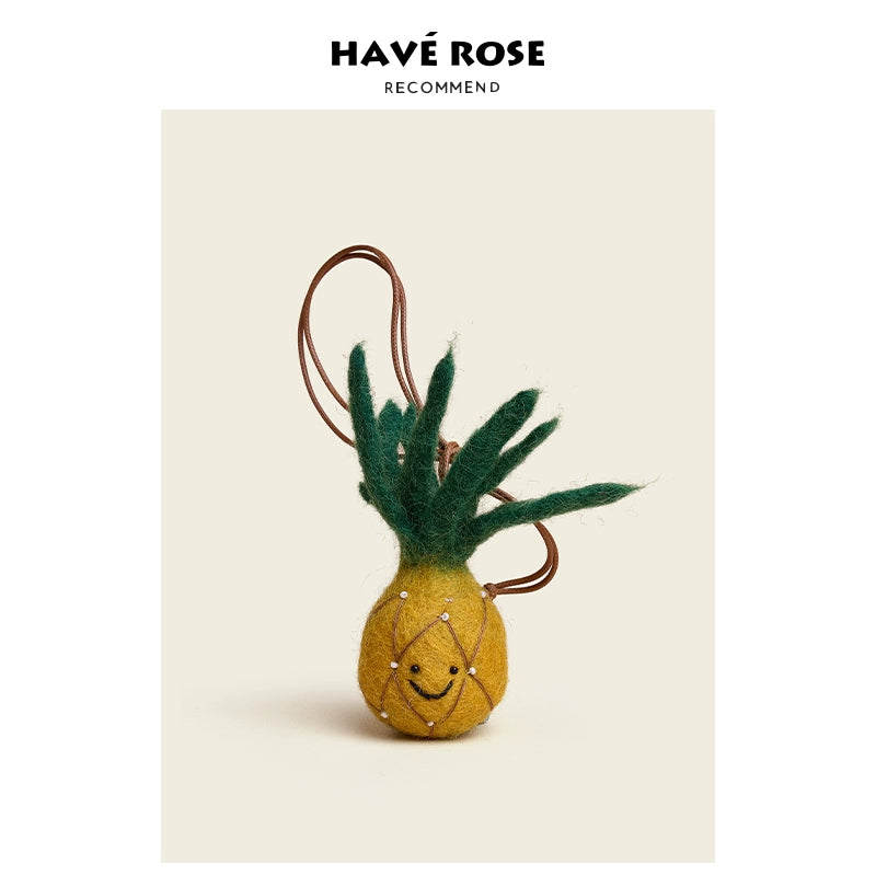 HAVEROSE Wool Felt Cute Doll