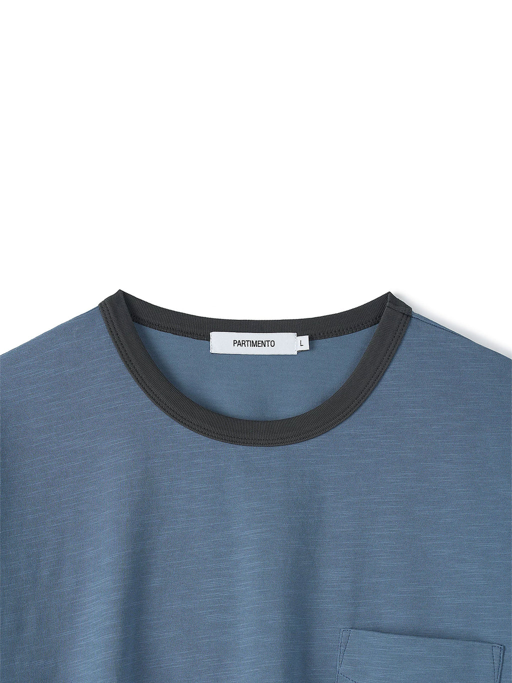 PARTIMENTO Color-Block Raglan 240g Breathable Loose Tee