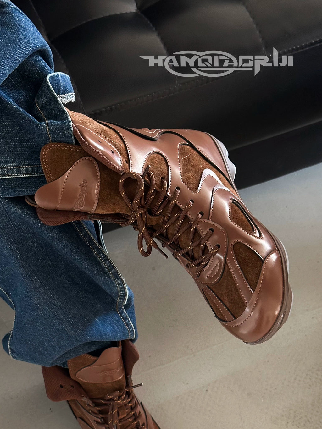 HANQIA Retro High-top Premium Short Boots