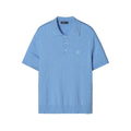 Unvesno 100% Lyocell Embroidered Knit Polo Shirt