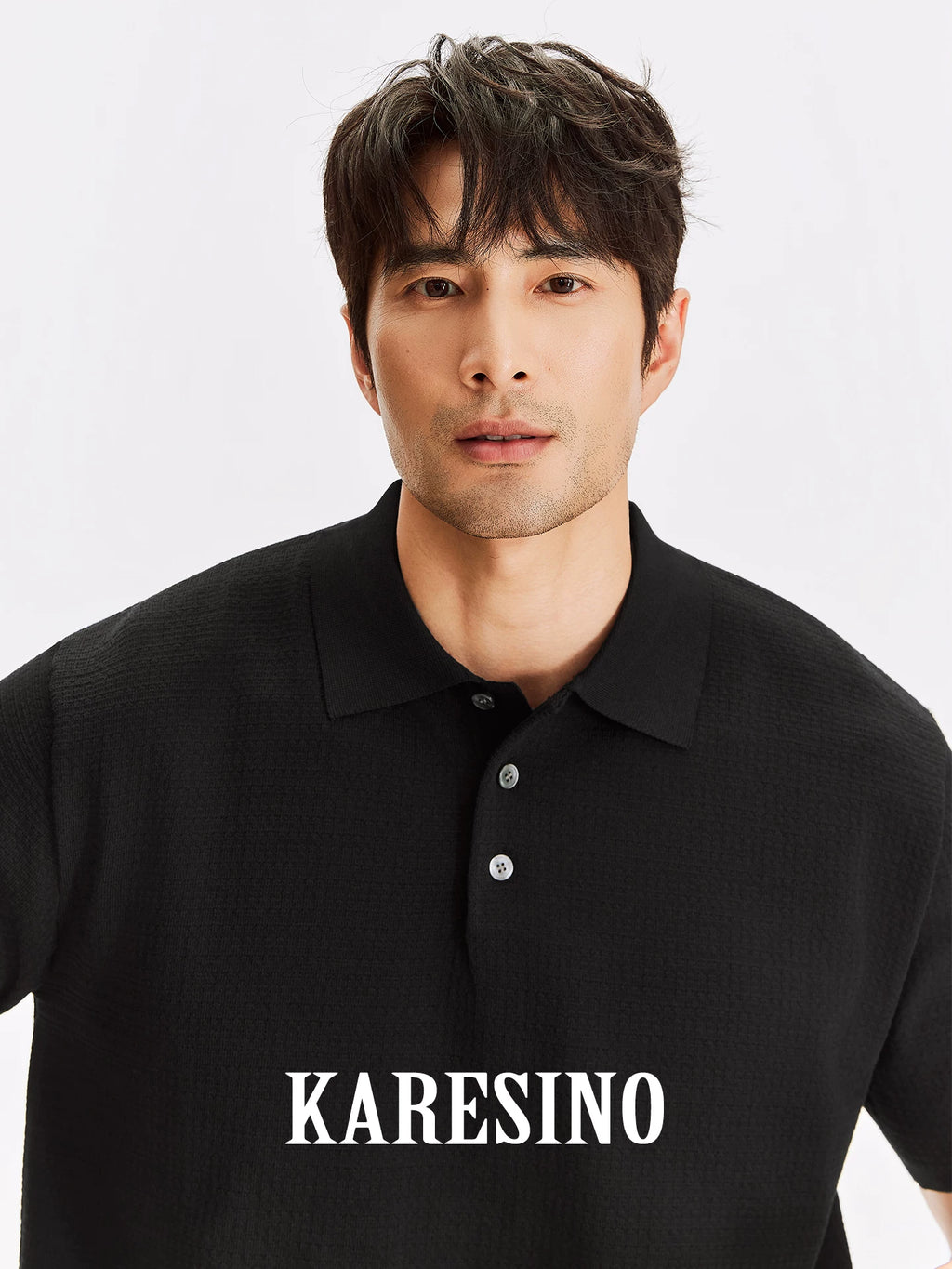 KARESINO 100% Lyocell Breathable Polo Shirt