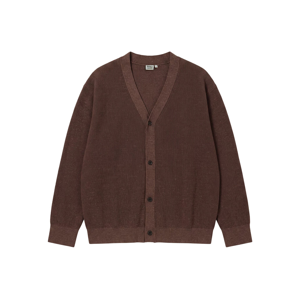 BUTTBILL Casual V-Neck Loose Knit Cardigan