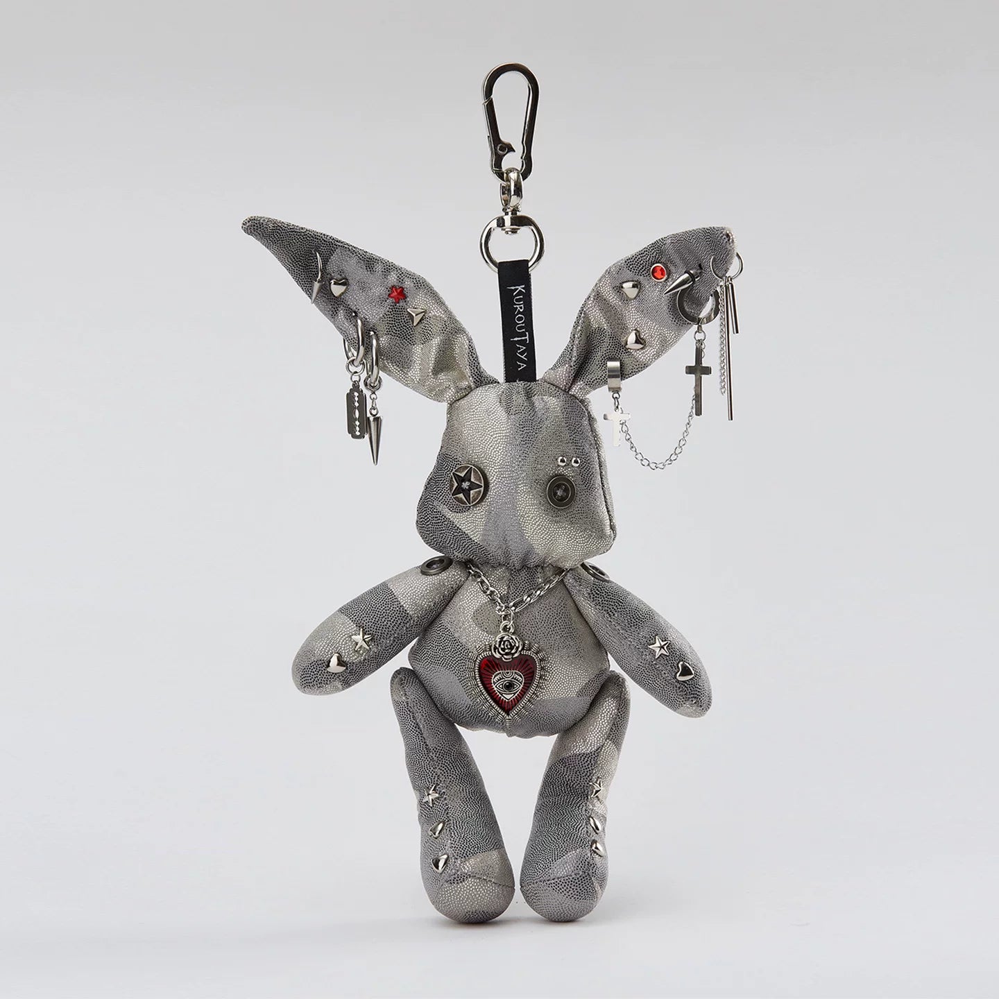KUROUTAYA Neon Rivet Rabbit 20cm Plush Doll