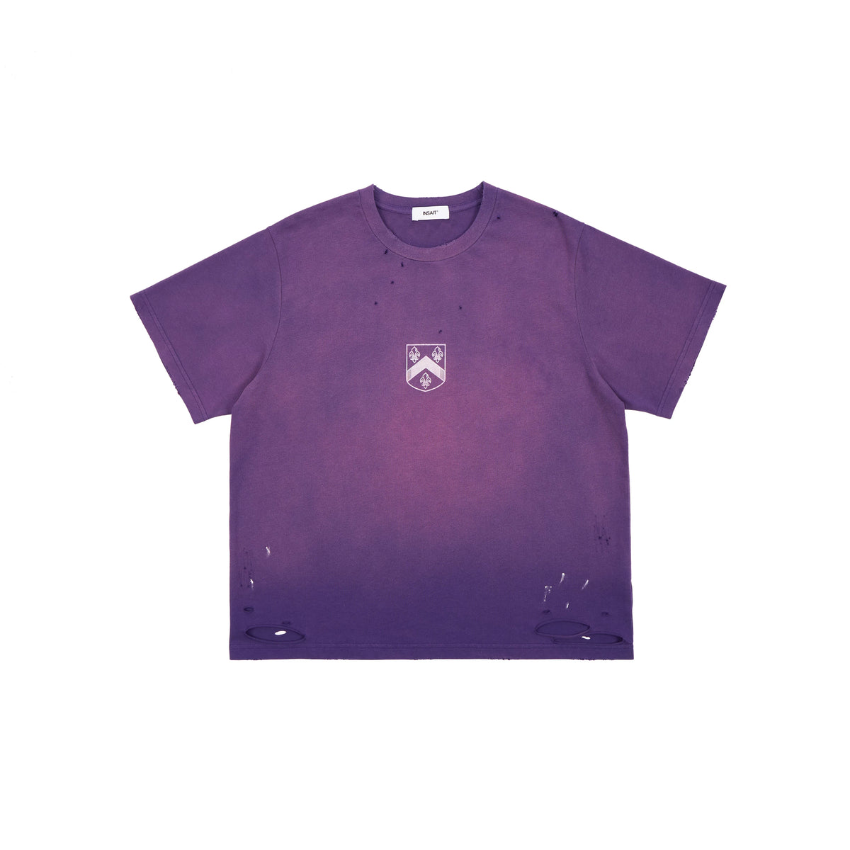 INSAIT Scouts Cropped Distressed Breathable Tee
