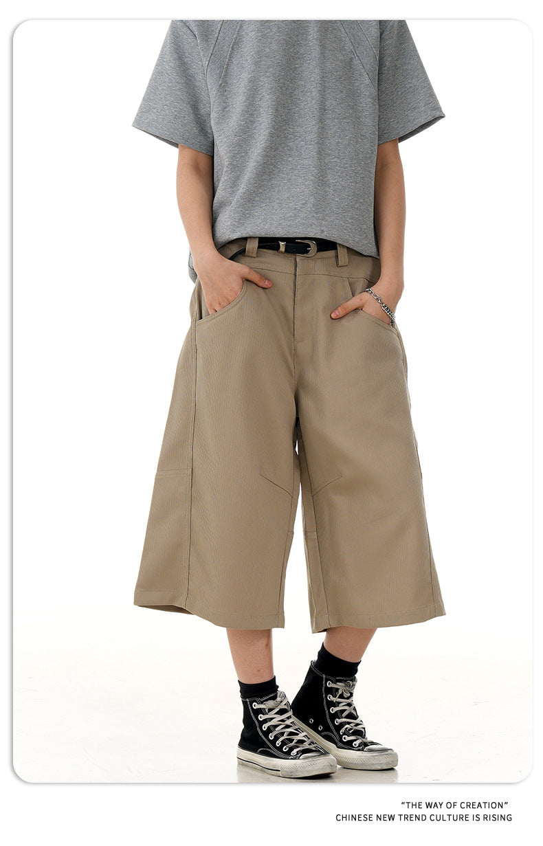 11KN Retro Simple Loose and Thin Casual Shorts