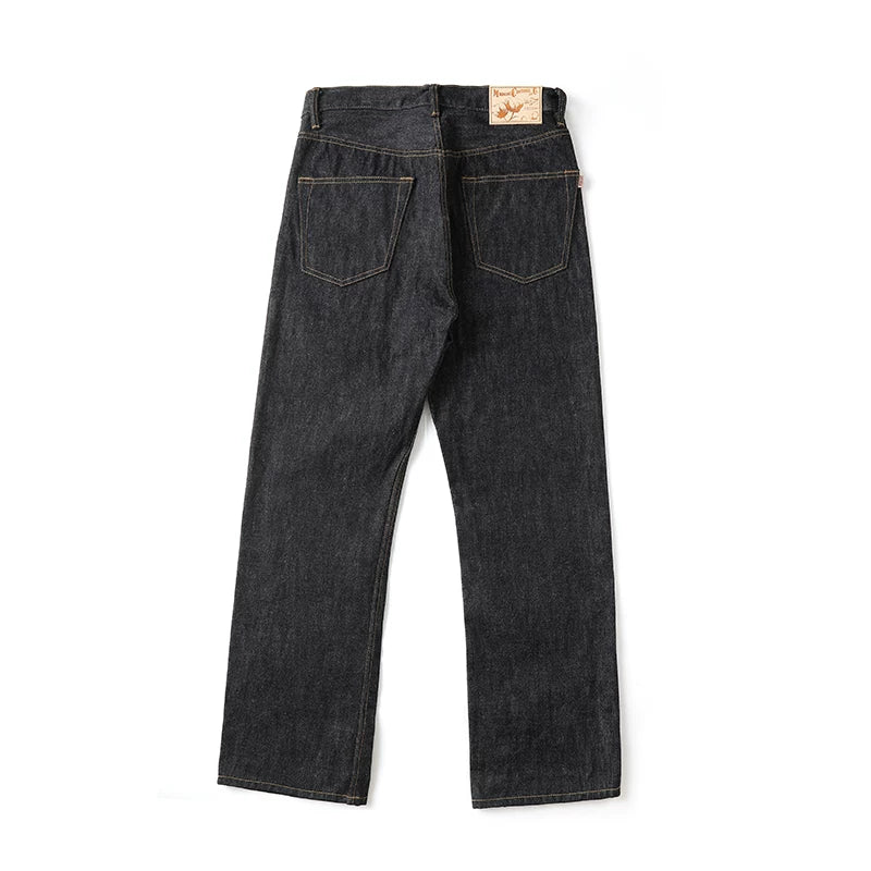 Mbbcar Raw Cotton 16.5oz Selvedge Slim Straight Jeans