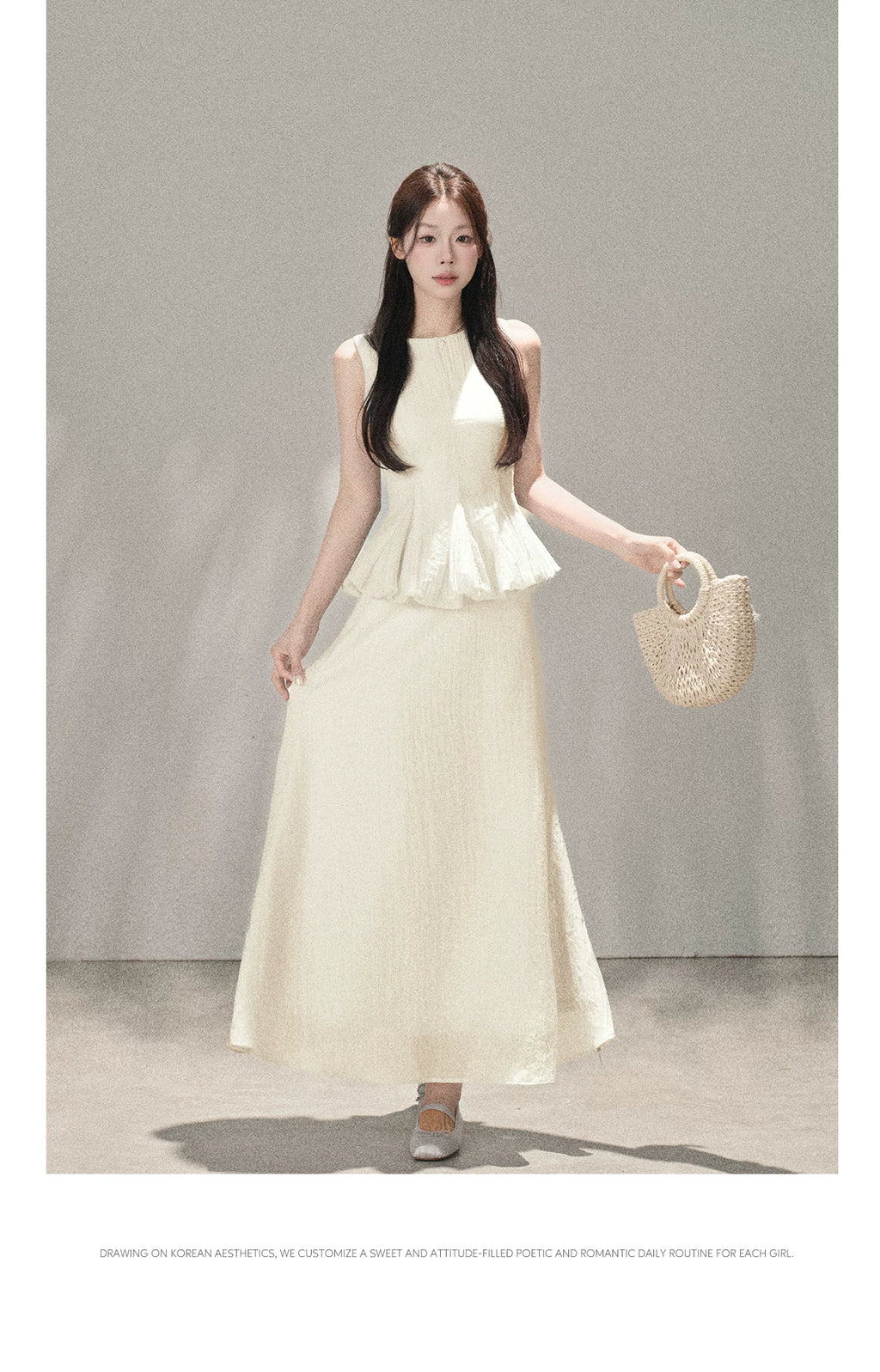 Wildberry Fake Two Sleeveless Dress