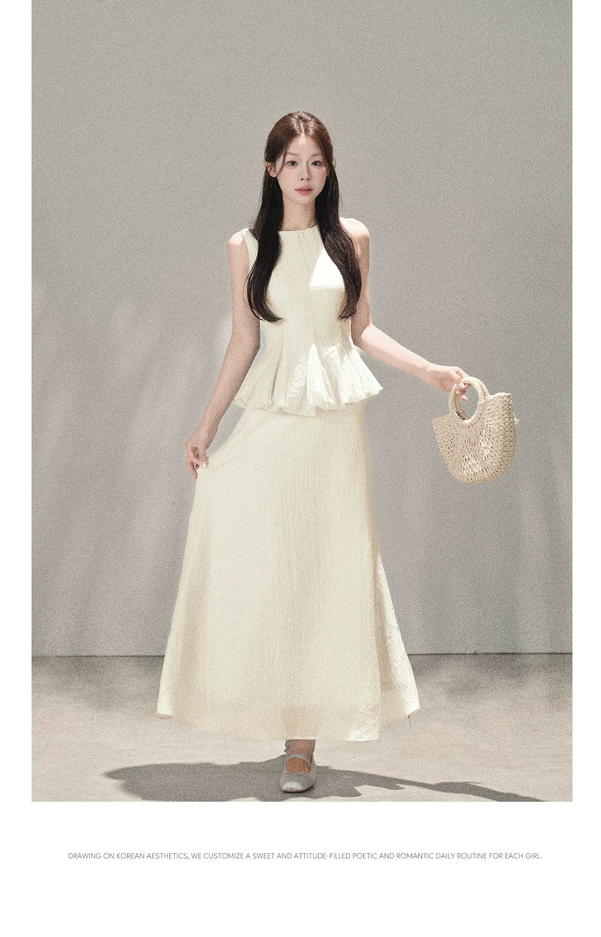 Wildberry Fake Two Sleeveless Dress