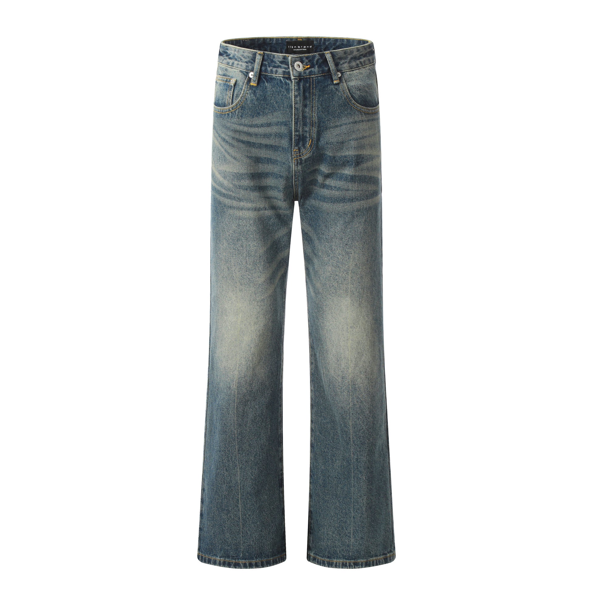 11KN Retro Micro-pull Loose and Thin Slim Jeans