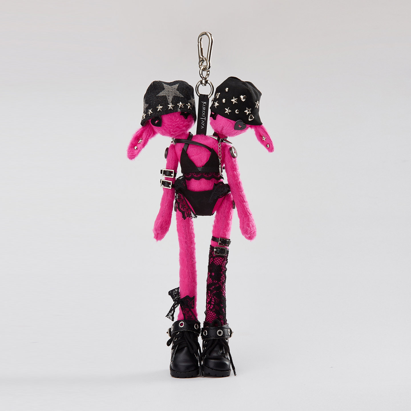 KUROUTAYA Twin Star Doll Handmade Wearable Plush Charm