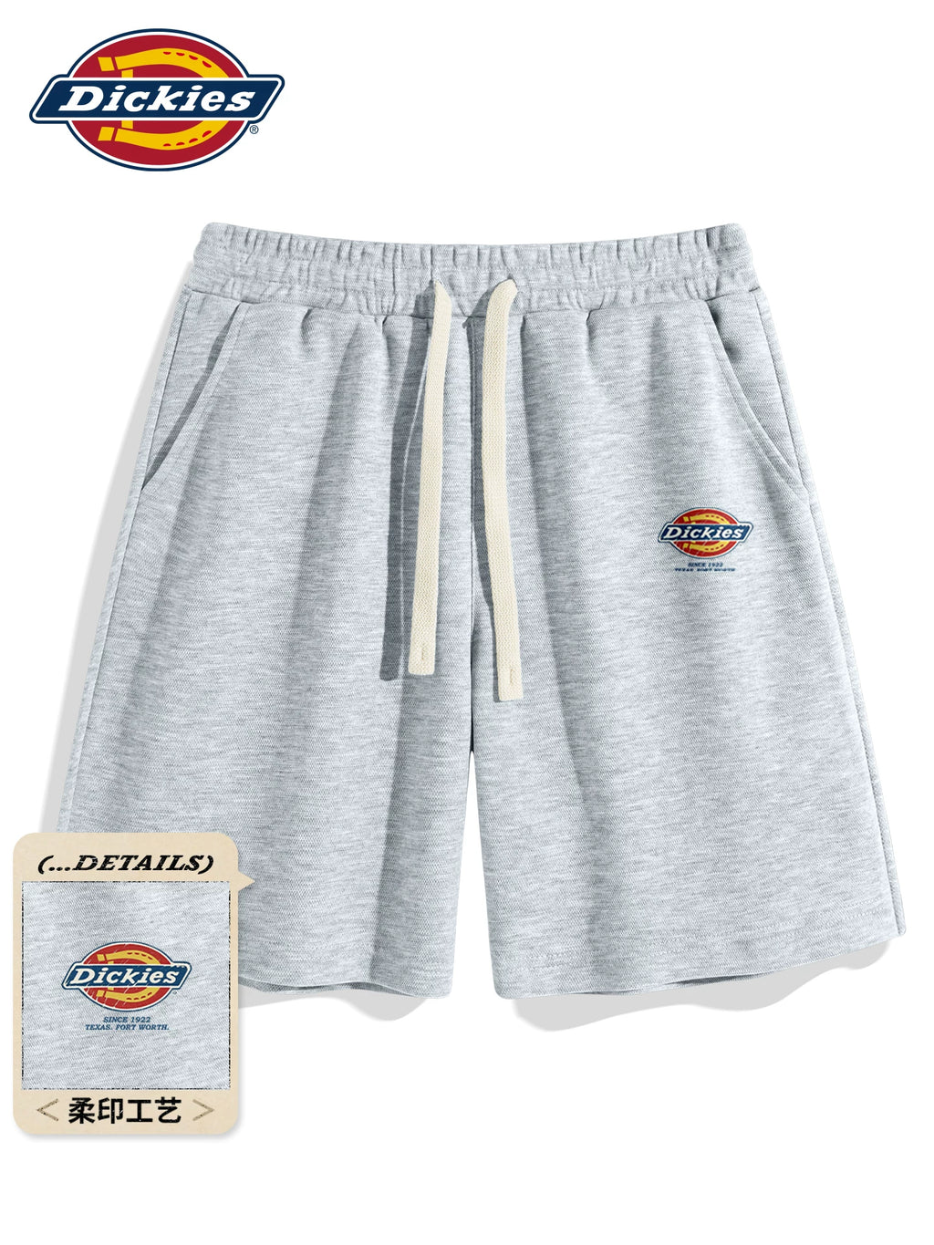 Dickies Logo 400g Breathable Straight-Leg Shorts