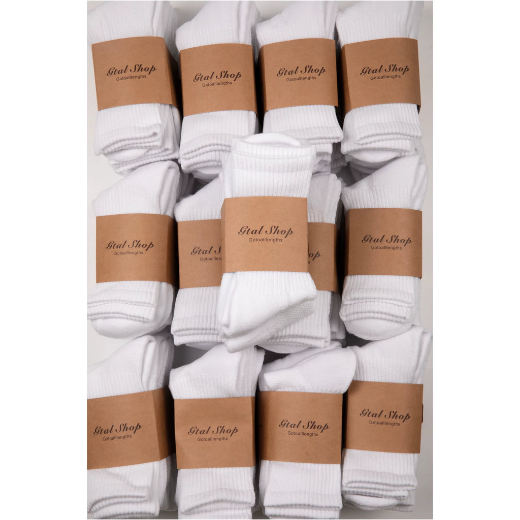 GTAL Odor-Resistant Cushioned Terry Mid-Calf Socks