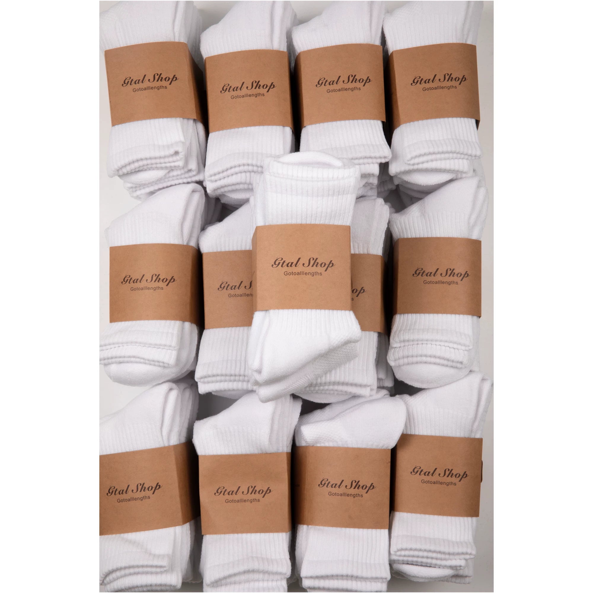 GTAL Odor-Resistant Cushioned Terry Mid-Calf Socks