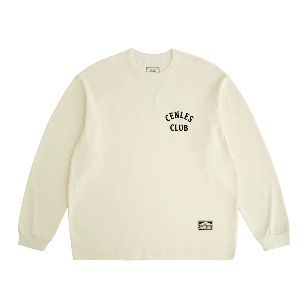 CENLES N.COLOR 250g Quick-Dry Loose-Fit Long-Sleeve Tee