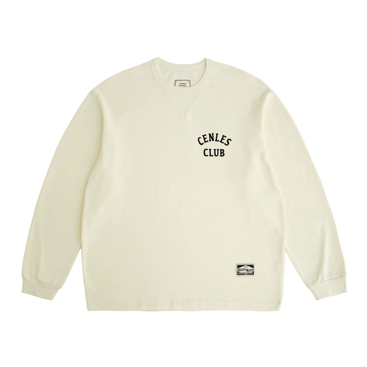 CENLES N.COLOR 250g Quick-Dry Loose-Fit Long-Sleeve Tee