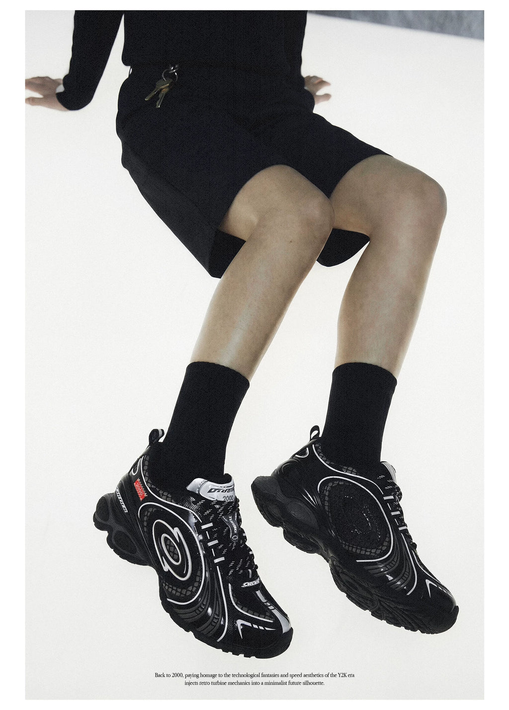 OLD ORDER Leather Chunky Lace-Up Dad Sneaker