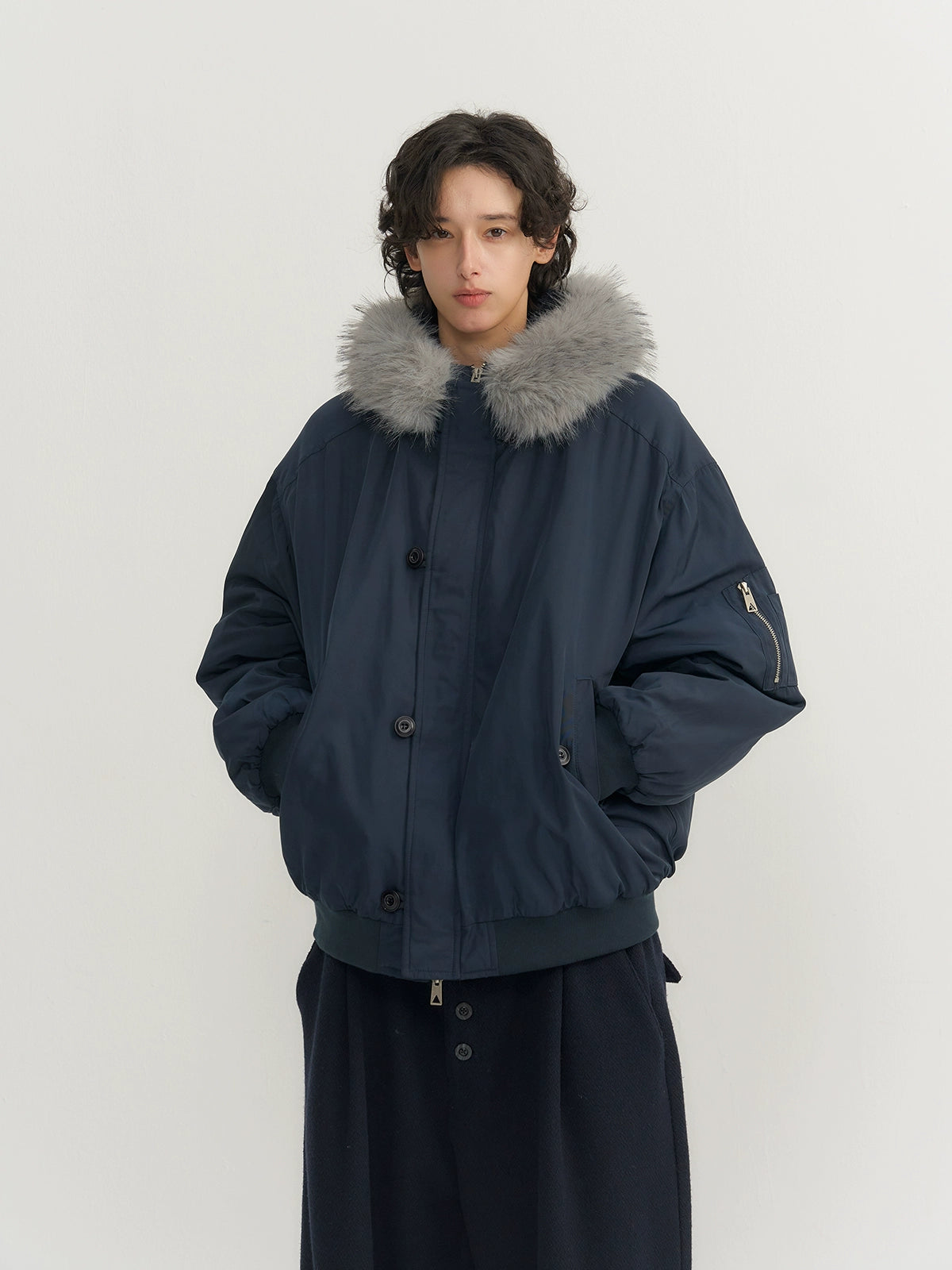 CARPEM Thermal Removable Fur Collar Jacket