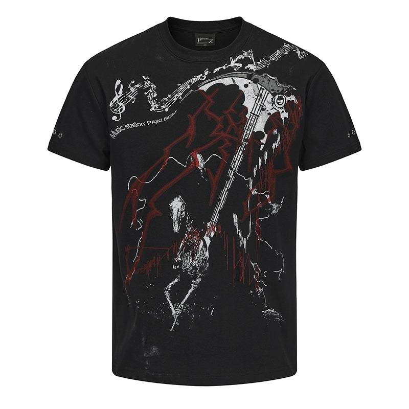 PAIKI Sickle String Vision Shoulder Tee