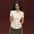 ARISEISM Striped Fitted Button-Front Tee