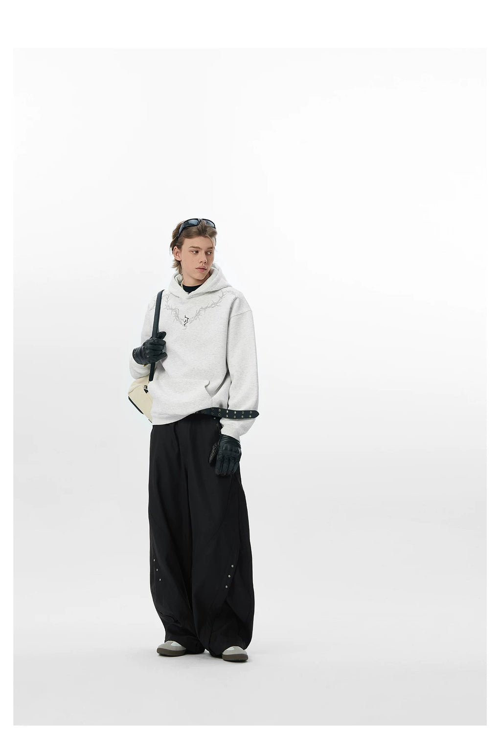 JHYQ Thorn Print Hooded Fir