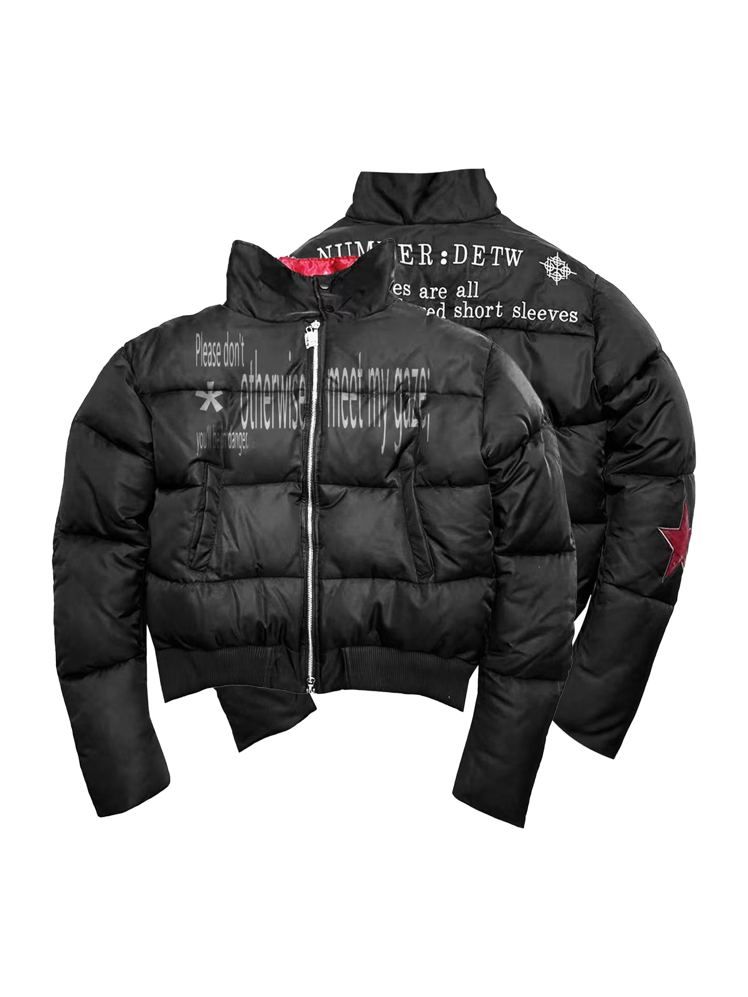 DETW Stand-up Collar Down Cotton Jacket